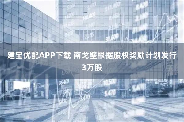 建宝优配APP下载 南戈壁根据股权奖励计划发行3万股